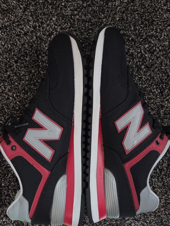 New Balance 574 \'Jetsetter\' BLK/RED/ WHITE US Men\'s Size 10.5 (EUC) main image 6
